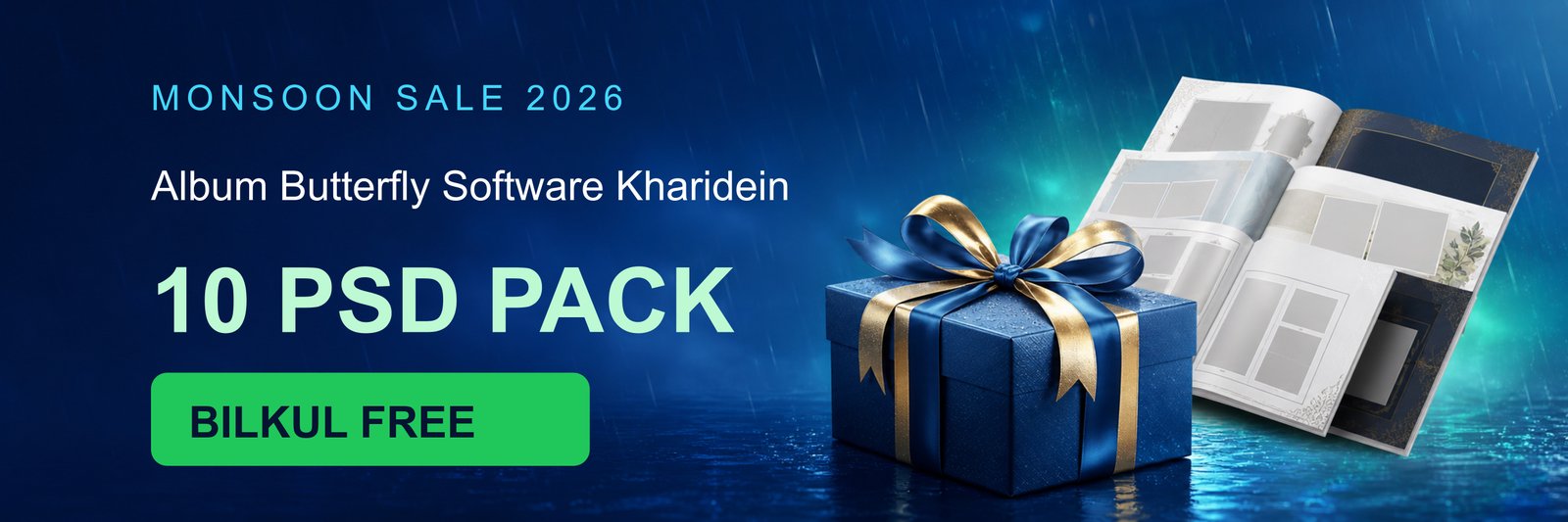 Monsoon Sale 2026 — 10 PSD Pack Bilkul Free