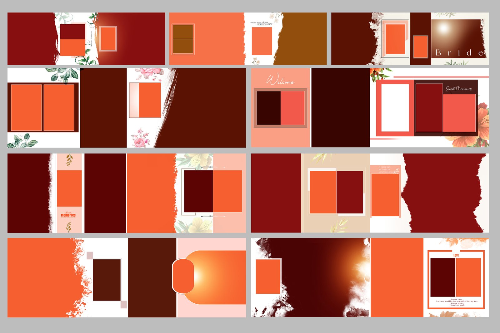 12x36 100 Sheet Wedding Album PSD