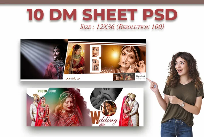 10 DM Sheet 12X36 Bride & Groom
