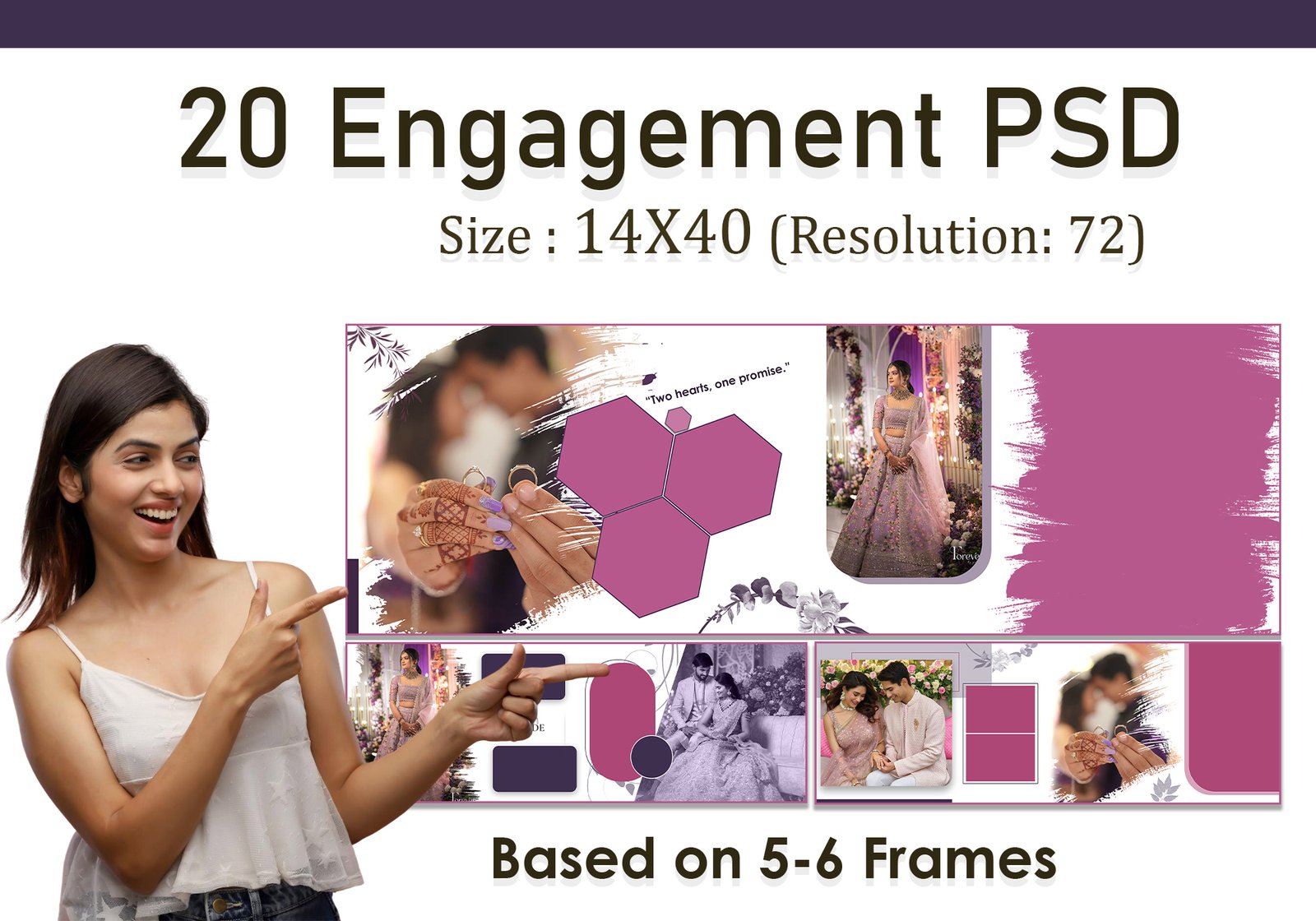 20 Sheet 14X40 Engagement PSD