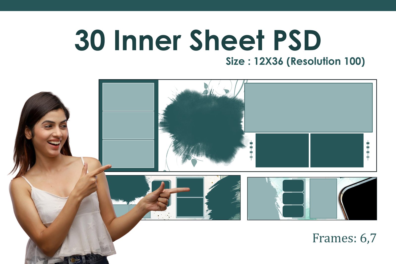 30 Sheet 12X36 Inner Sheet Premium PSD