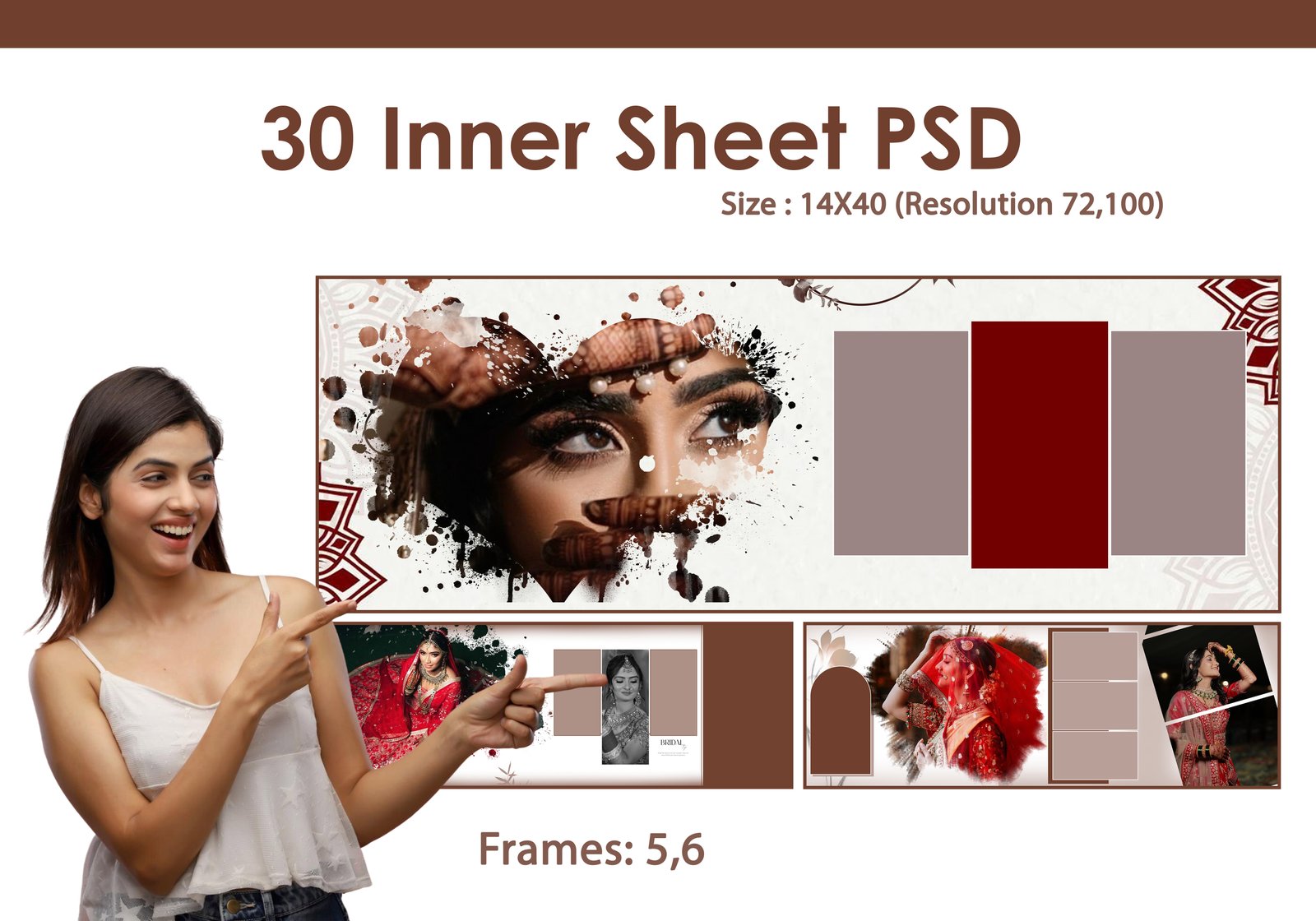 30 Sheet 14X40 Premium PSD