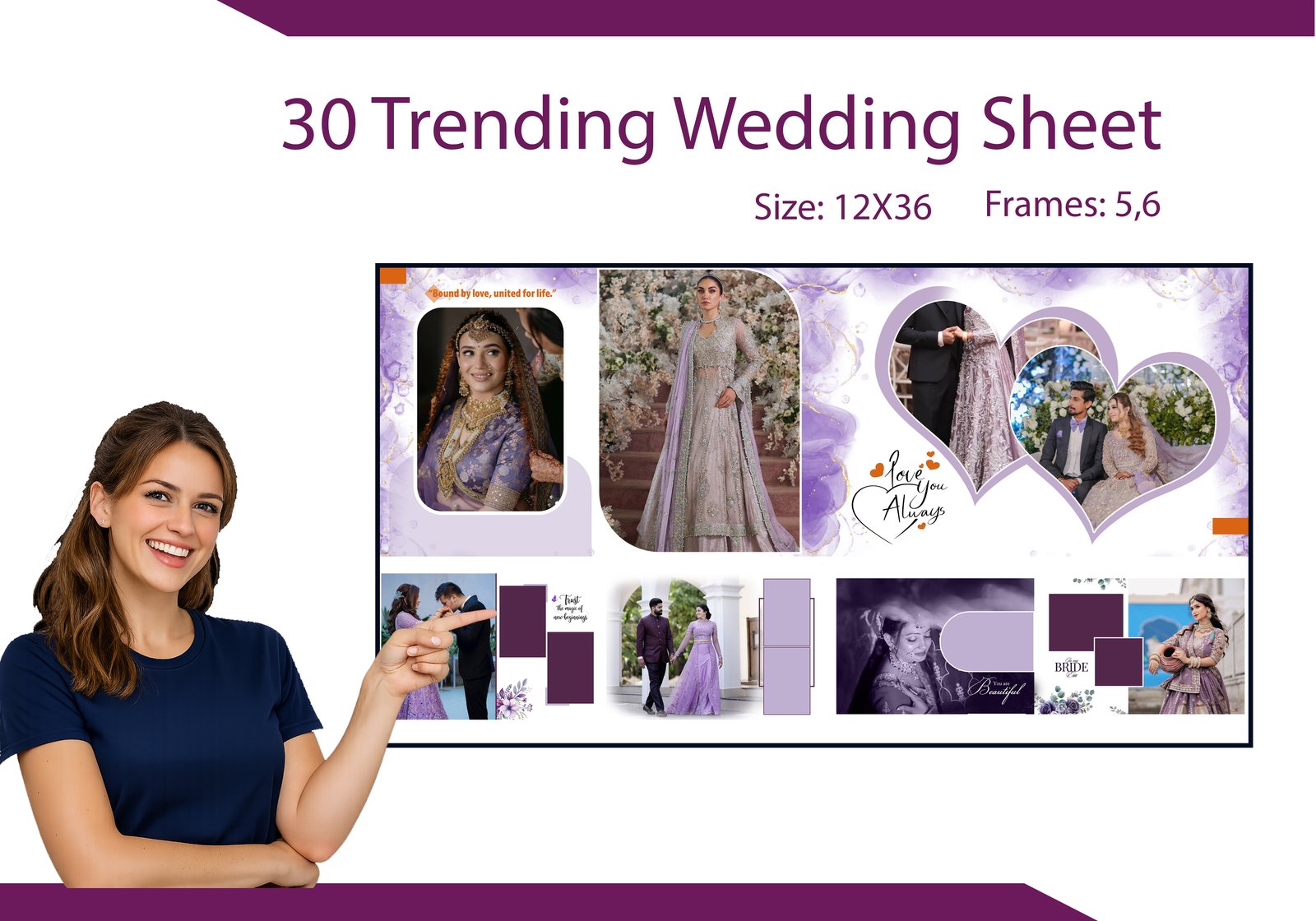 30 Trending Wedding Sheet 12X36